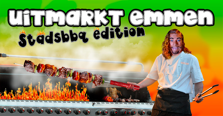 Uitmarkt Emmen 2019 - Stadsbbq Edition met Rooie Rico
